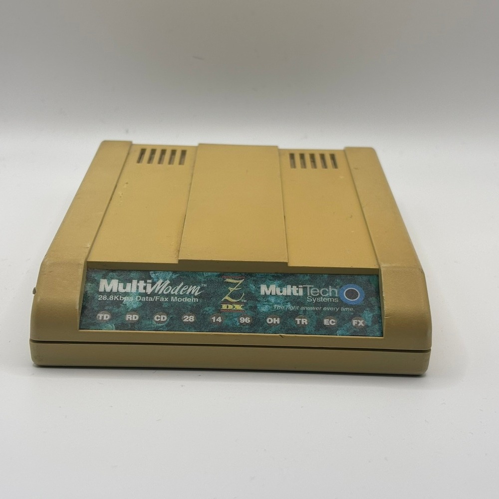 Multi-Tech MultiModem ZDX 28.8Kbps External Data Fax Modem MT2834ZDX Vintage - Picture 5 of 7